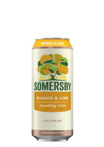 Cider Somersby, mango, limeta, alk. 4,5 vol%, 0,5 l
