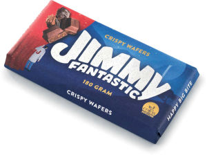 Čokolada mlečna Jimmy, Fantastic, vafelj, 180 g