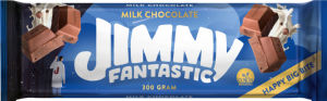 Čokolada mlečna Jimmy Fantastic, 300 g