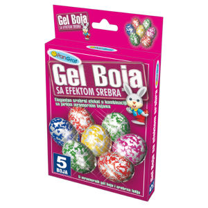 Gel barva z učinkom srebra, 5/1