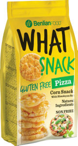 Prigrizek What snack-corn, pizza, brez glutena, 50 g