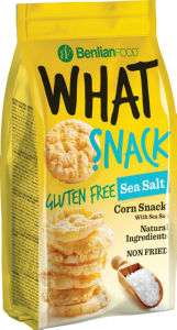 Prigrizek What snack-corn, morska sol, 50 g