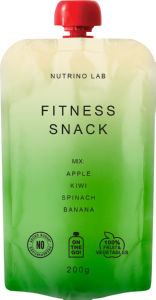 Kaša Nutrino Lab, Fitness snack, jabolko, kivi, špinača, banana, 200 g