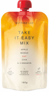 Kaša sadna Nutrino Lab, oves, chia in cimet, 180 g