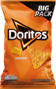 Čips Doritos, Nacho Cheese, 160 g