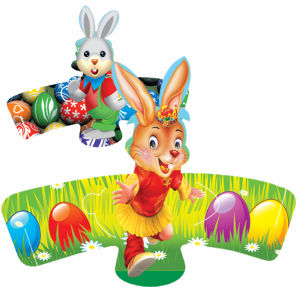 Podstavek zajček za jajca, 1/12