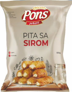 Pita Pons, s sirom, 550 g