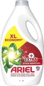 Tekoči detergent Ariel, Extra Stain Removal, 50 pranj, 2,25 l