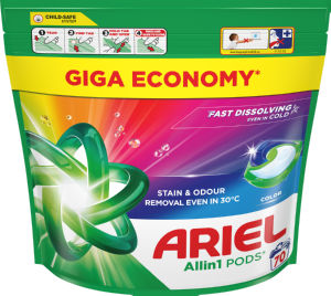 Pralni prašek Ariel, kapsule, Color, 70 pranj