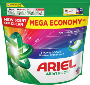 Pralni prašek Ariel, kapsule, Color, 60 pranj