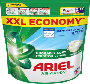 Pralni prašek Ariel, kapsule, Sensitive, 44 pranj