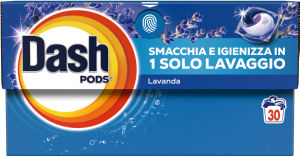 Pralni prašek Dash, kapsule, Lavanda, 30 pranj