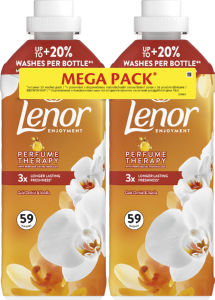 Mehčalec Lenor, Gold Orchid & Vanilla, 118 pranj, 2 x 1,239 l