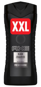 Gel za prhanje Axe, black, 400ml