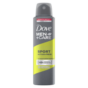 Dezodorant sprej Dove Men, Care Sport, Active Fresh, 150 ml