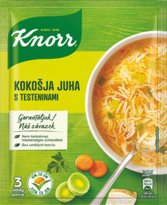 Juha Knorr, kokošja s testeninami, 69 g