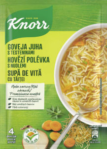 Juha Knorr, goveja s testeninami, 101 g