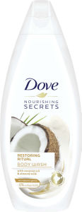 Gel za prhanje Dove, coconut & almond, 250 ml