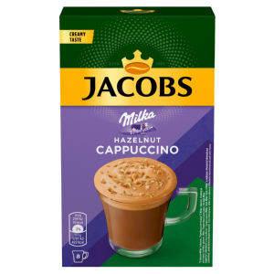 Cappuccino Jacobs Milka, lešnik, 8 x 16,5 g
