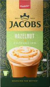 Napitek Jacobs, Cappuccino, Milka, lešnik, 8 x 16,5 g