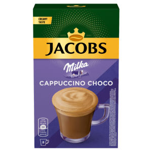 Cappuccino Jacobs Milka, čokolada, 8 x 15,8 g