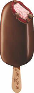 Sladoled Magnum, dvojna malina, 85 ml
