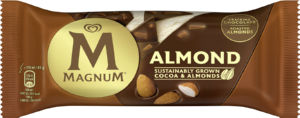 Sladoled Magnum, mandelj, 110 ml