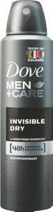 Dezodorant sprej Dove Invisible Dry moški, 150ml