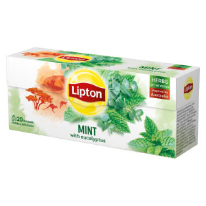 Čaj Lipton, zeliščni, mint in evkaliptus, 26 g