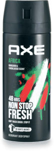 Dezodorant sprey Axe, Africa, 150ml