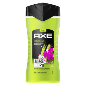 Gel za prhanje Axe, Epic Fresh 3 v 1, 250 ml