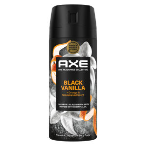 Dezodorant spreju Axe, Black Vanilla, moški, 150 ml