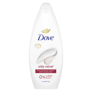 Gel za prhanje Dove, Silky Velvet, 250 ml