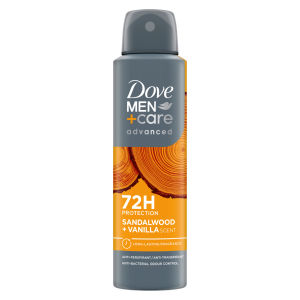 Antiperspirant Dove, sprej, Sandalwood, moški, 150 ml