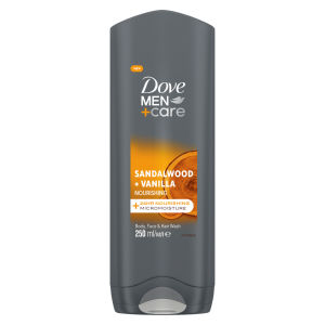 Gel za prhanje Dove, Sandalwood, moški, 250 ml