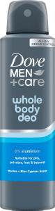 Deodorant Dove, sprej, All over body Marine, moški, 150 ml