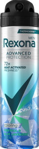 Antiperspirant Rexona Men, sprej, Advanced Protection, Menthol & Blue Lavender, 150 ml