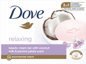 Milo toaletno Dove trdo, Coconut, 90 g