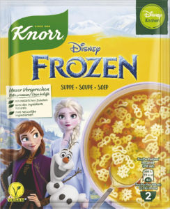 Juha Knorr, Frozen, s testeninami in zelenjavo, 40 g