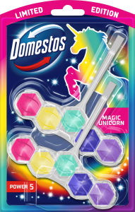 Osvežilec Domestos, wc obešanka, Unicorn, 2 x 50 g