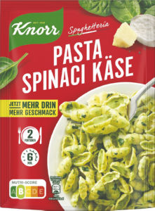 Testenine instant Knorr, Spaghetteria špinača, 178 g