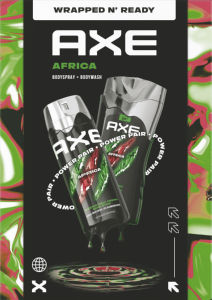Darilni set Axe, Africa, moški, deo v spreju, gel za prhanje