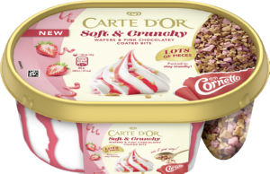 Sladoled Carte D’or, Soft Cornetto jagoda, 750 ml