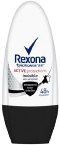 Roll-on Rexona, ženski, Antibacterial + invisible, 50 ml