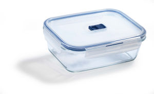 Doza Pure box, stekl., pravokotna, 122cl