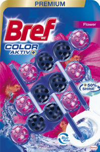 Osvežilec Bref, Blue active, Fresh flower, 3 x 50 g