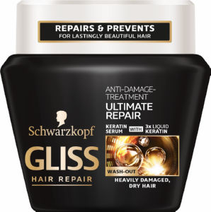 Maska za lase Gliss, Ultimate Repair, 300 ml
