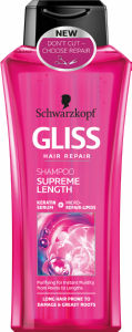 Šampon Gliss, Supreme lenght, 400 ml