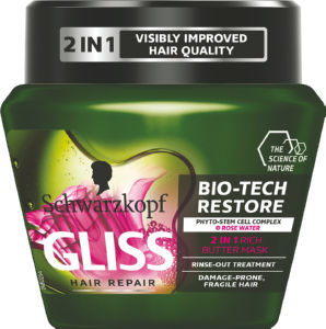 Maska za lase Gliss, Bio tech restore 2 v 1, 300 ml