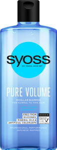 Šampon za lase Syoss Pure volume, 440 ml